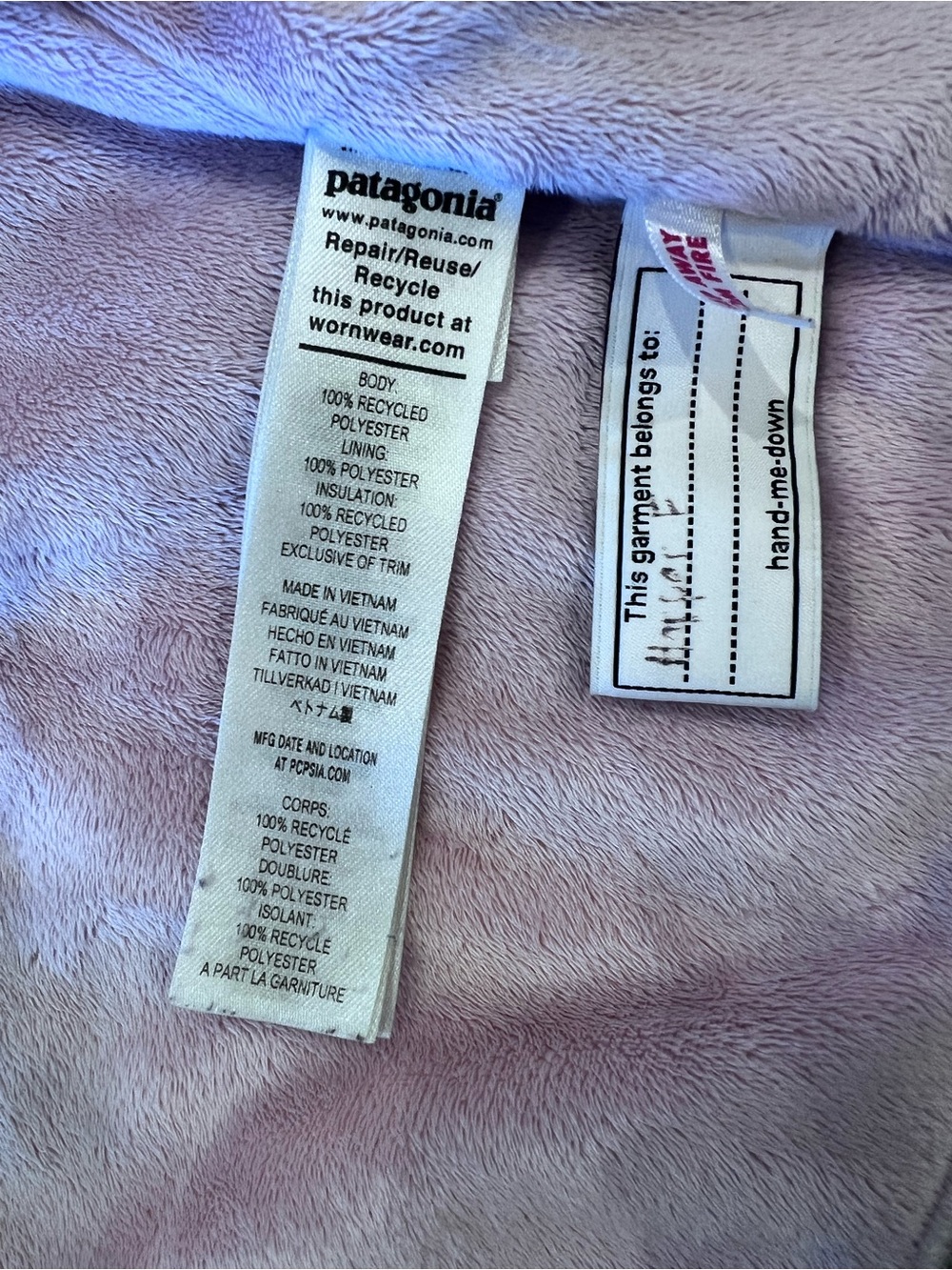 Patagonia Pink Quilted Puff Jacket - Picture 10 of 12